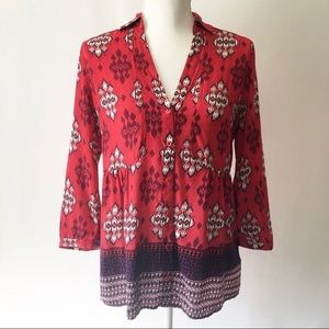 Anthropologie 3/4 sleeve top